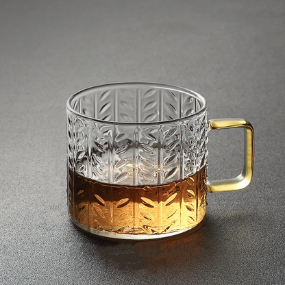 Tasses à expresso en verre élégantes